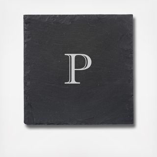 Monogram Light Grey Slate Cutting and Serving Board