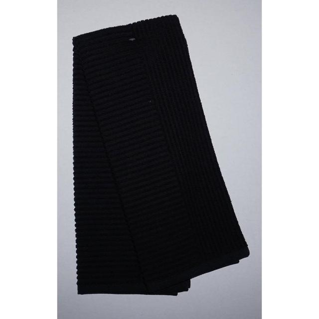 2pk Cotton Solid Ribbed Terry Kitchen Towels Black - Project 62™