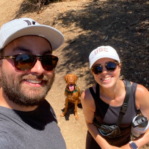 Family hike in Santa Barbara