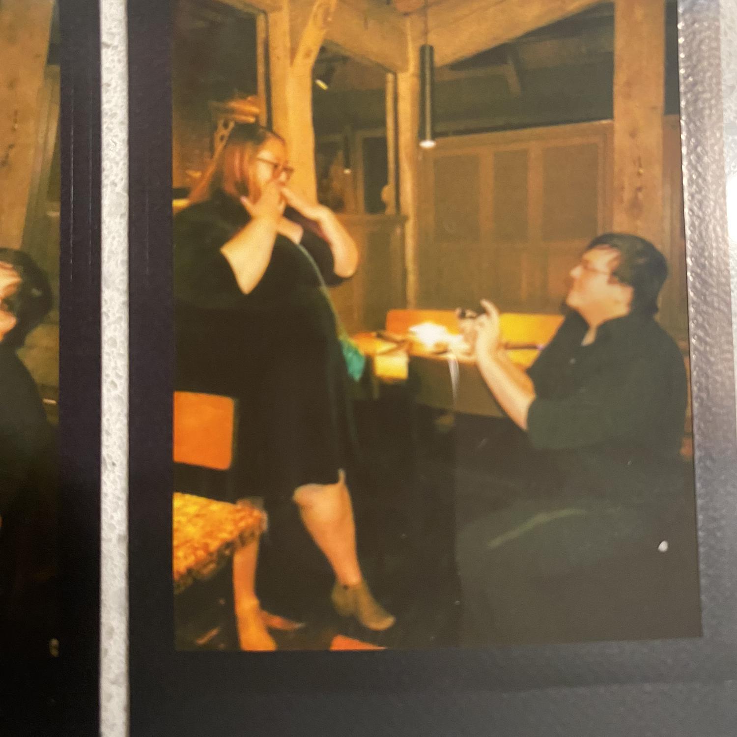 Our engagement at the Melting Pot.