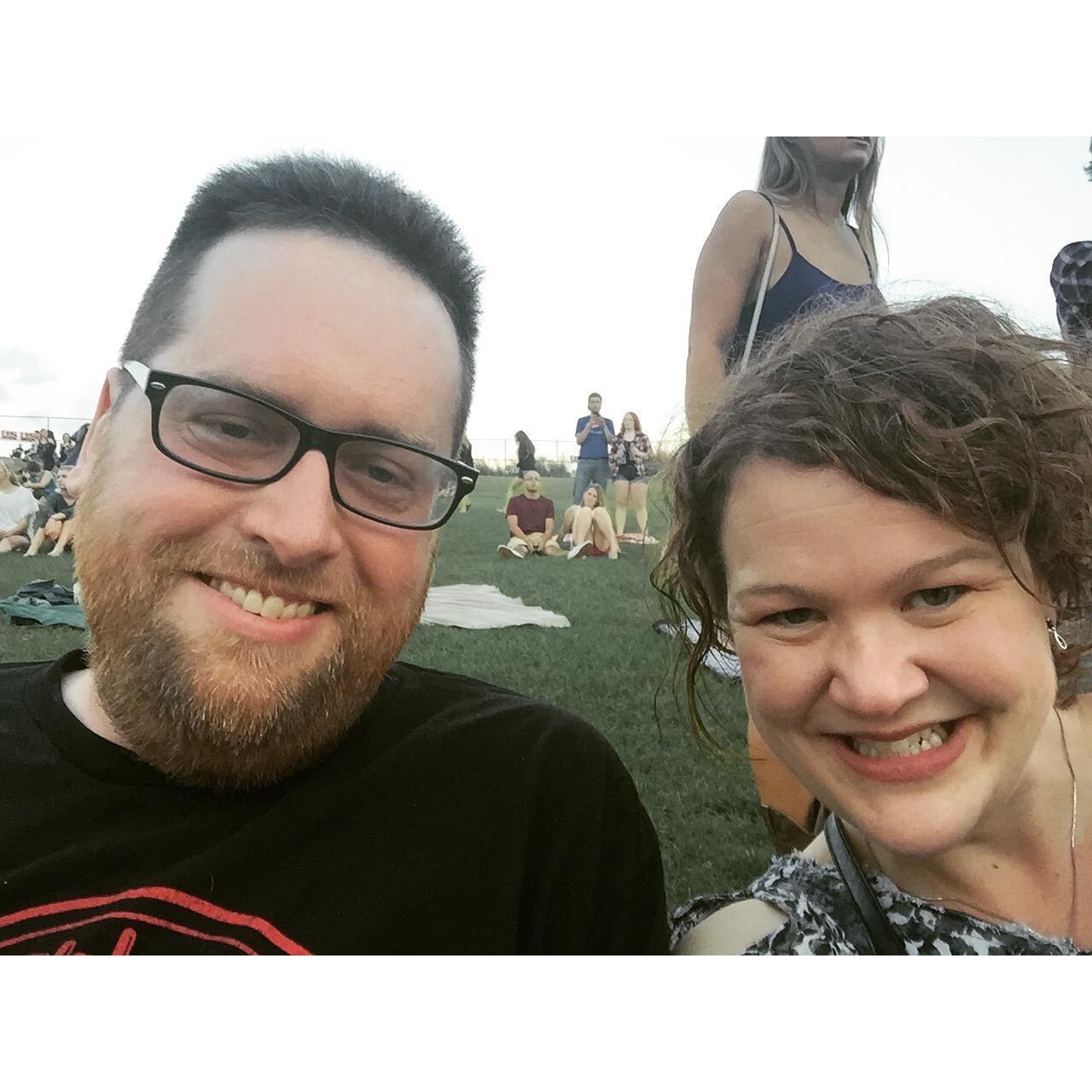 Those who enjoy music together, smile together! #TinleyParkLawnSeats