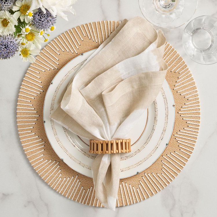 Kim Seybert, Spoke Napkin Ring, Set of 4 | Zola