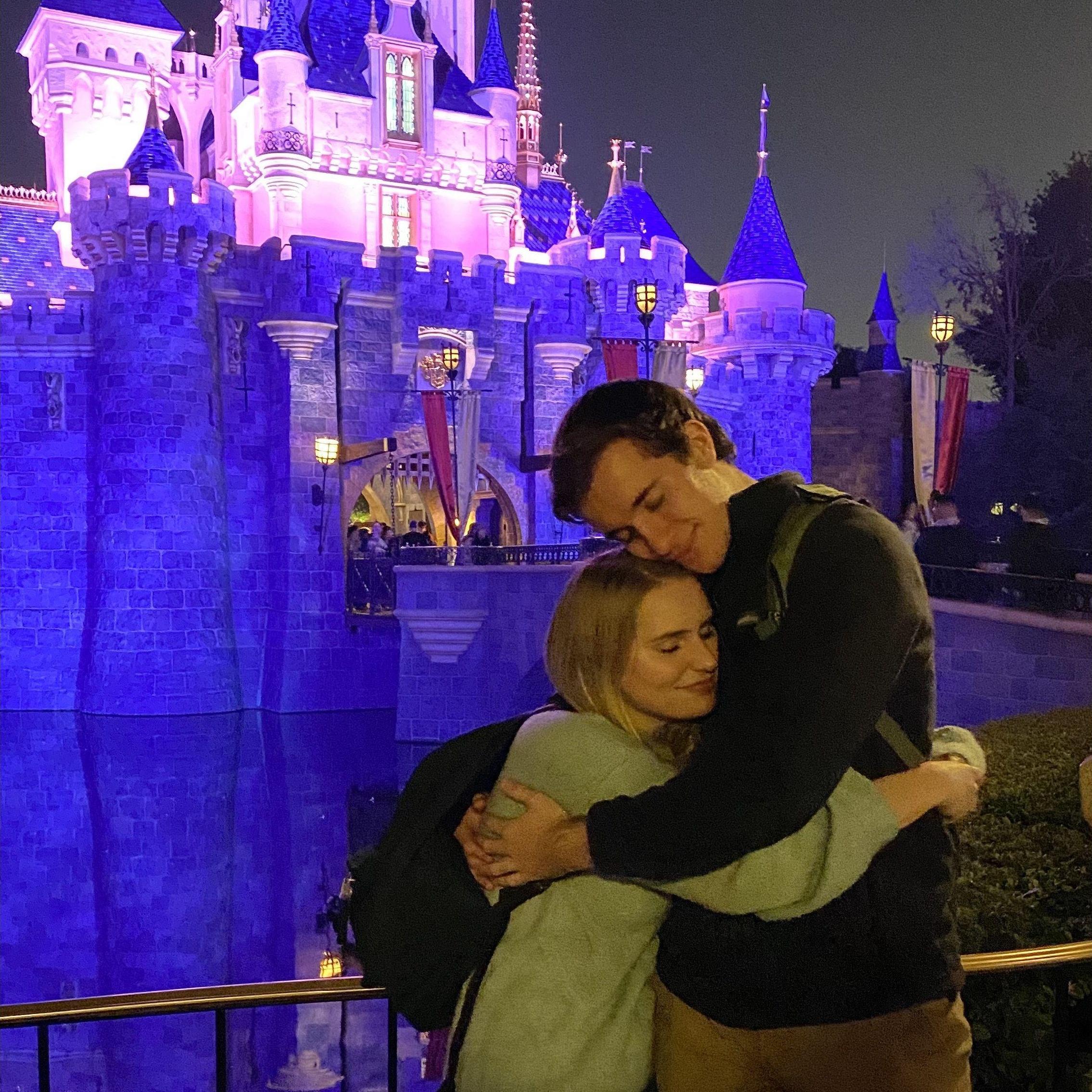 Just a few months after we got together!