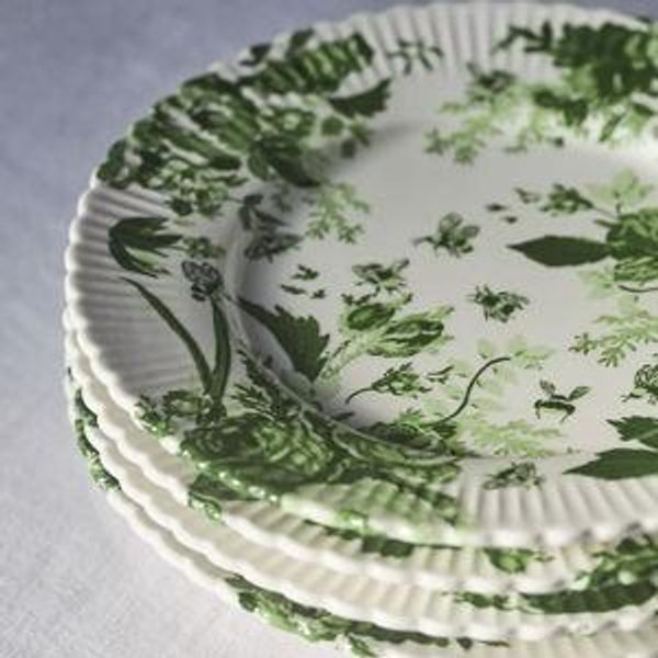 Abi Stoneware, Set of 4, Dessert Plates