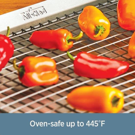 D3 Stainless 3-ply Bonded Ovenware, Nonstick Cooling Rack, 12 x 17 inch