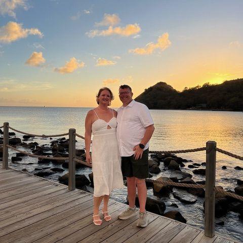 The sunsets and views were unlike anything we've seen. St. Lucia was our first solo out of the country trip.