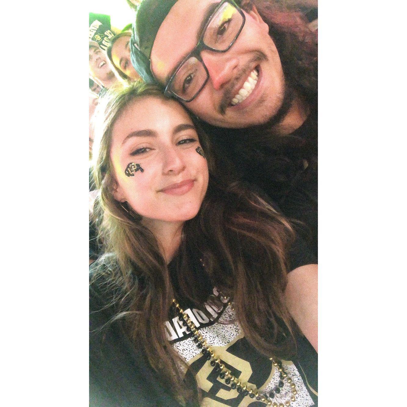 Our first CU game, 2019
