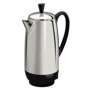Farberware FCP412 1000 Watt 12-Cup Percolator, Stainless Steel
