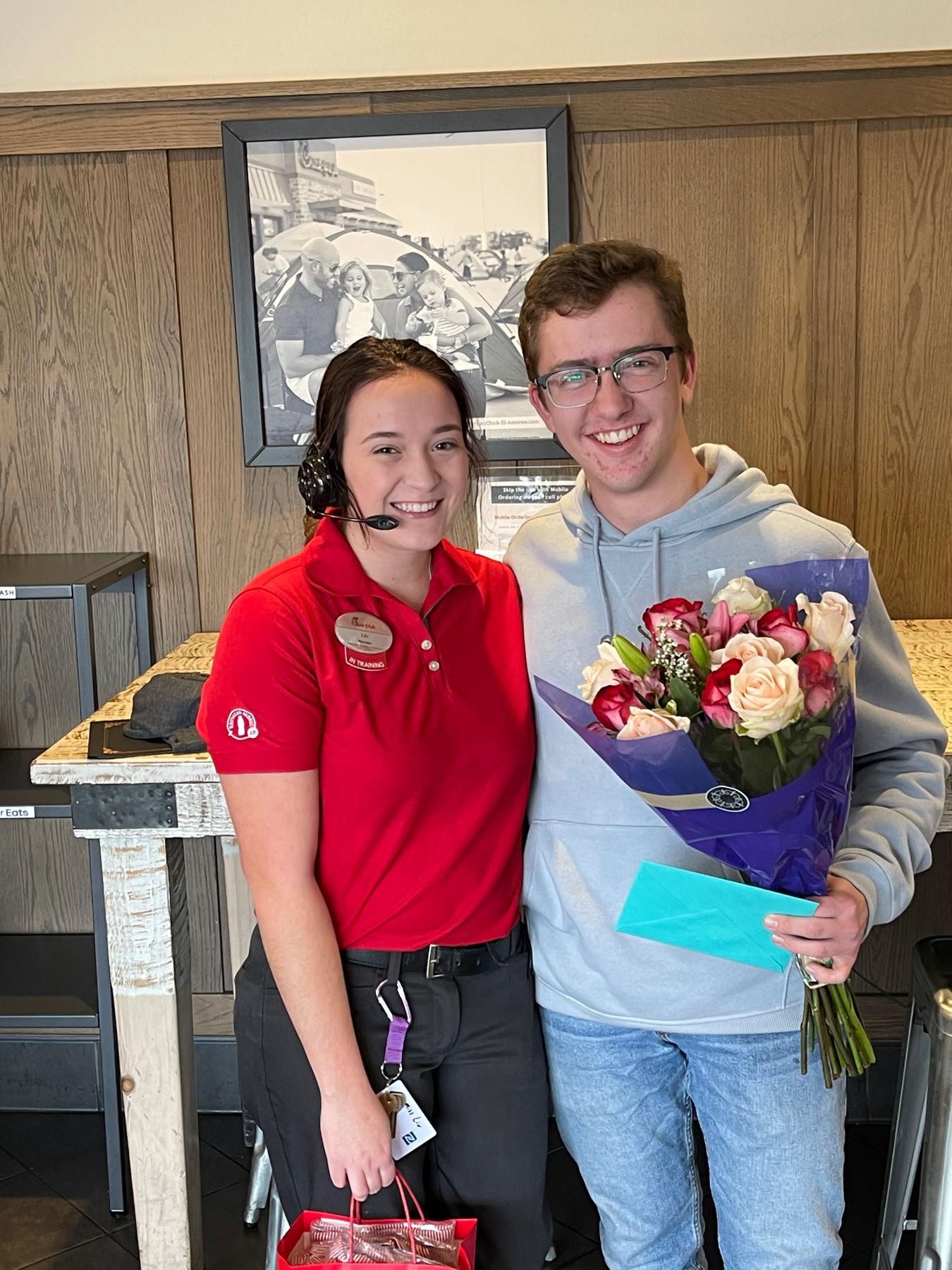 Many times does he encourage and that also comes with flowers.