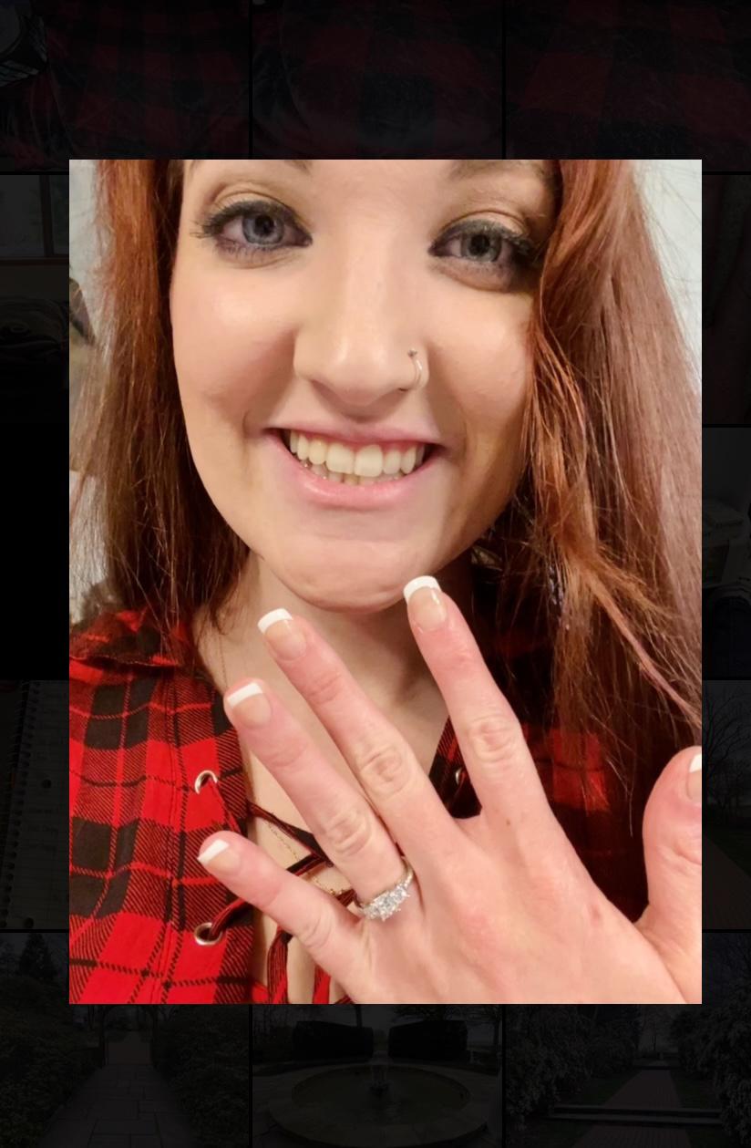 Allison sporting her new ring!!