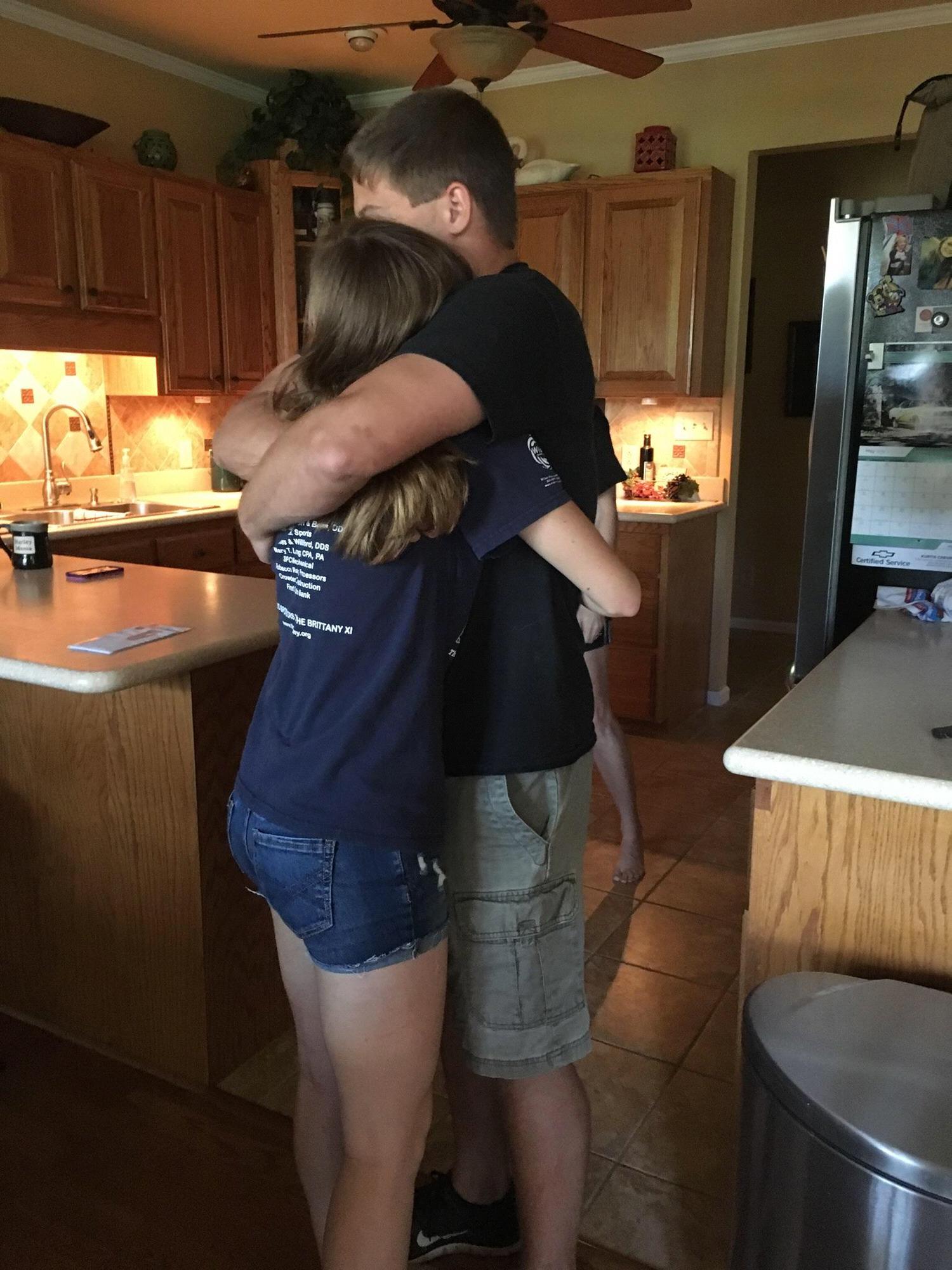 Leaving for boot camp