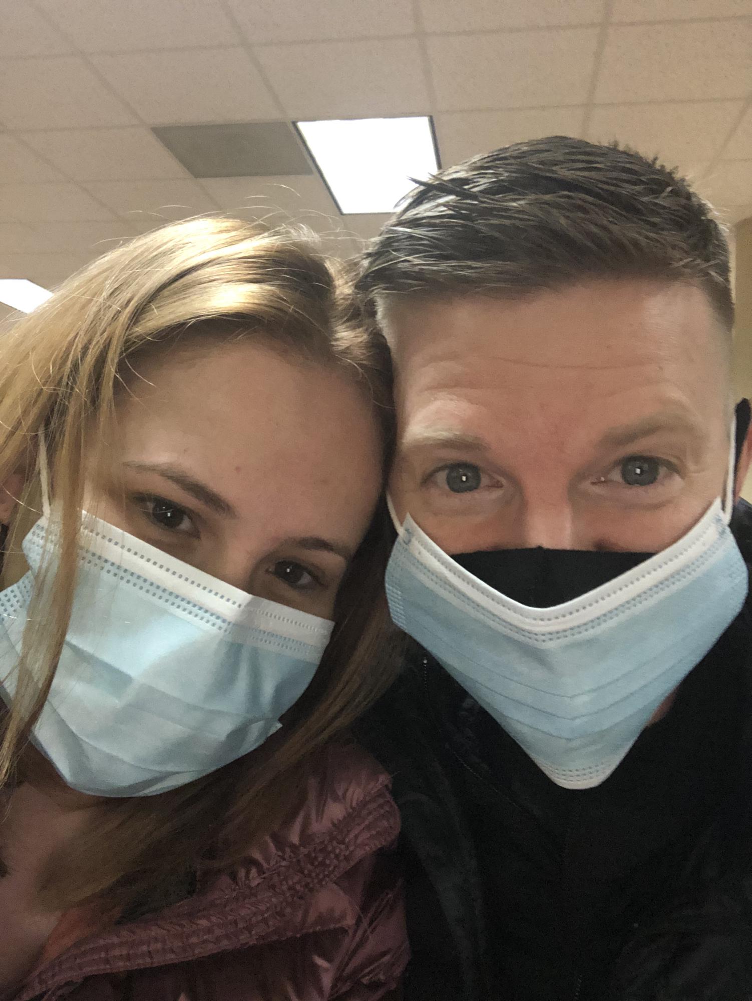 March 2, 2021: John came down to GA to help Alyssa recover from her melanoma surgery. Alyssa is still cancer free!