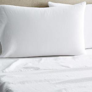 Matteo Washed Linen Sheet Set, White
