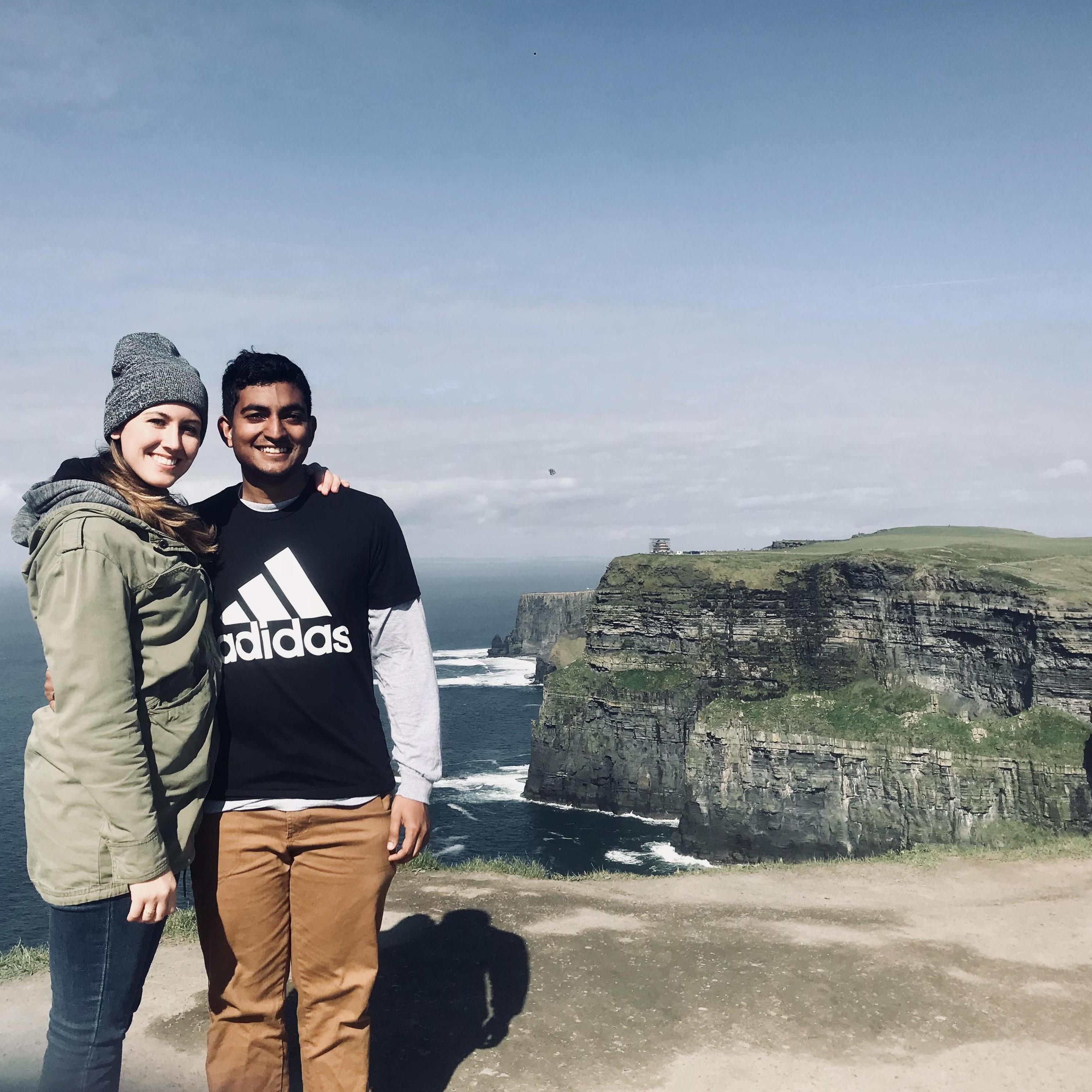 Cliffs of Moher. Our first solo trip as a couple (2019).