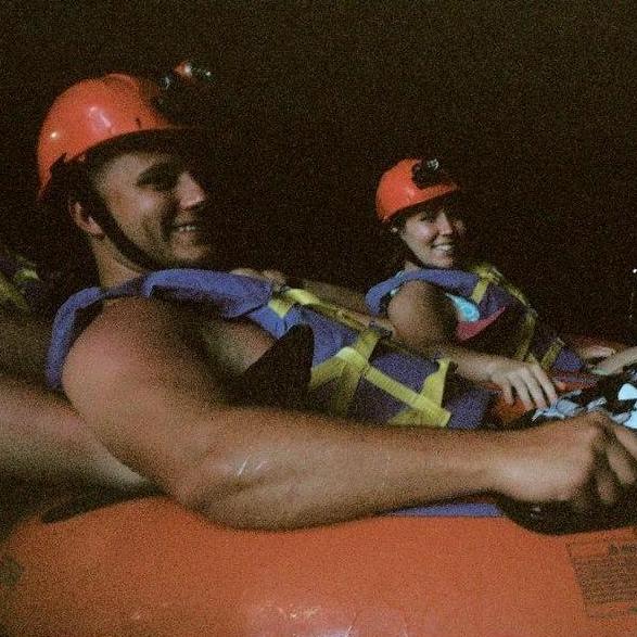 Cave tubing in Belize