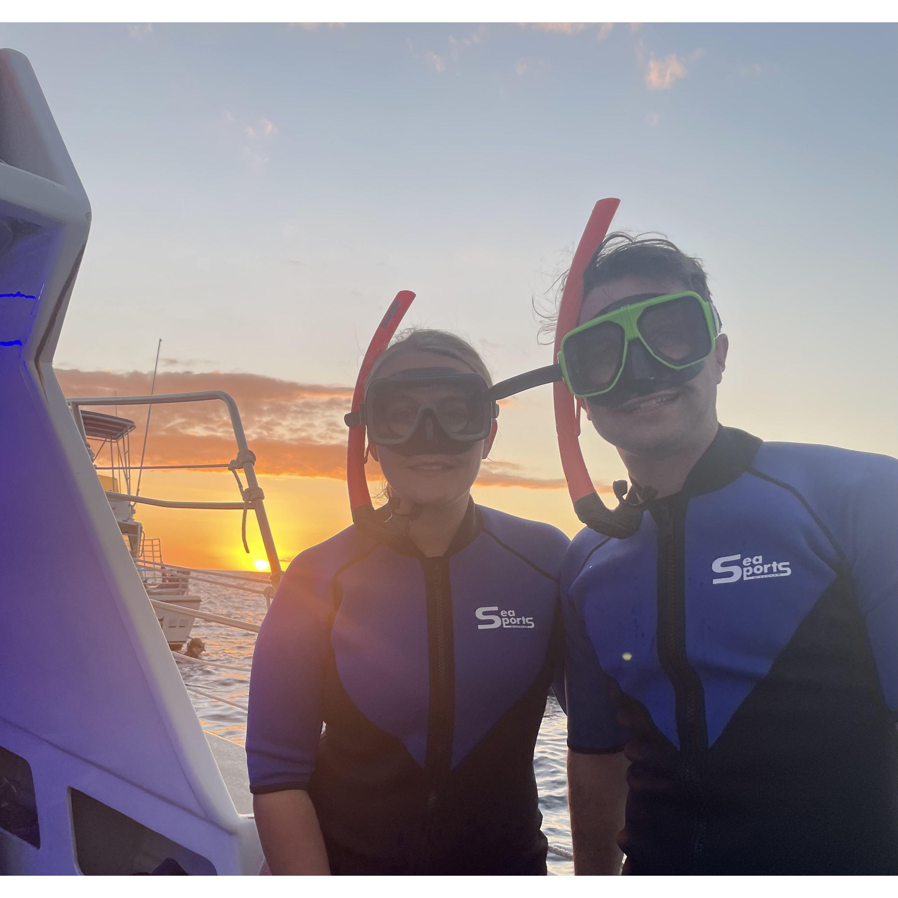 Snorkeling With Manta Rays In Hawaii.