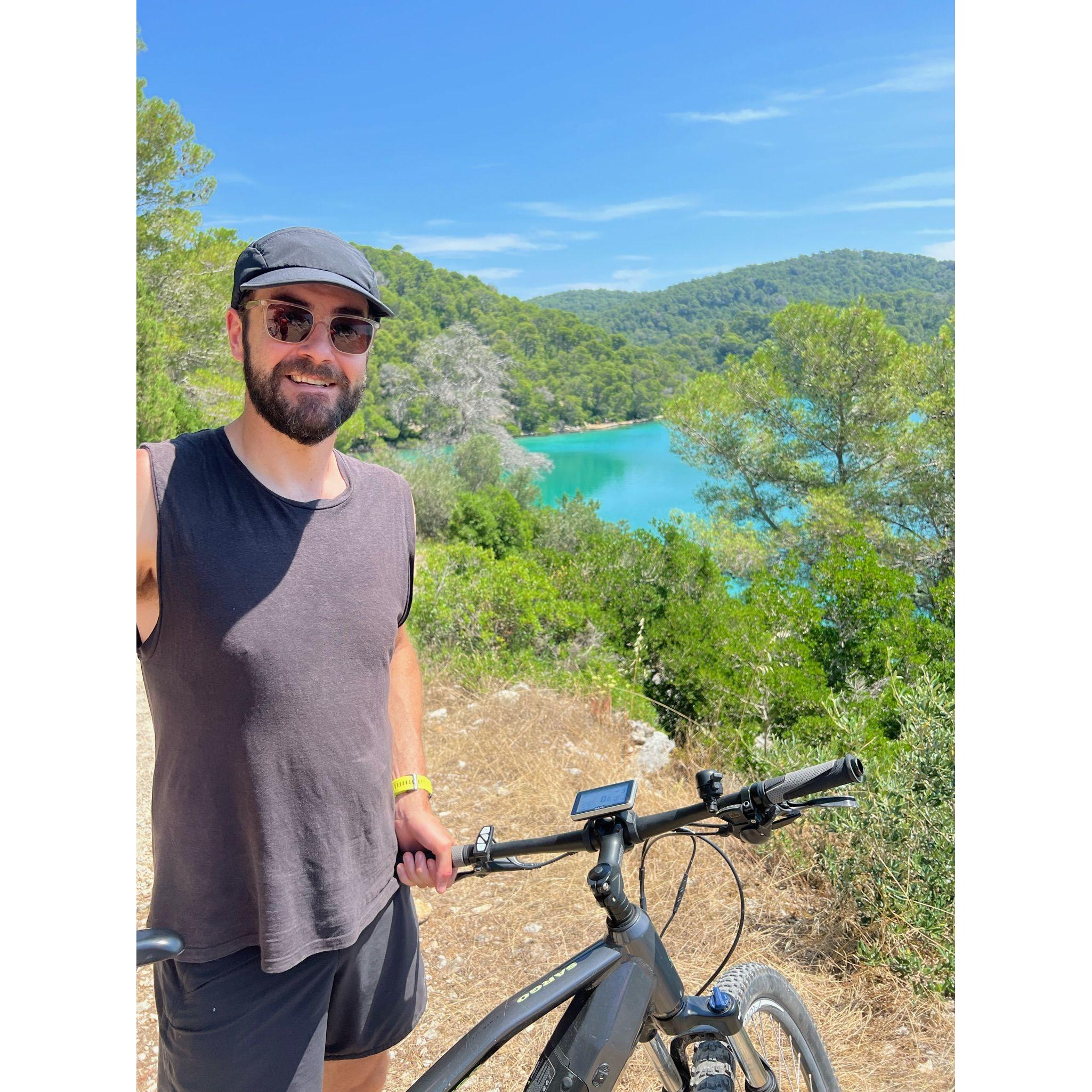 Biking Mljet National Park, Croatia