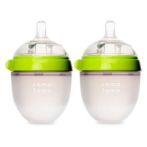 Comotomo™ 5-Ounce Baby Bottles in Green (2-Pack)