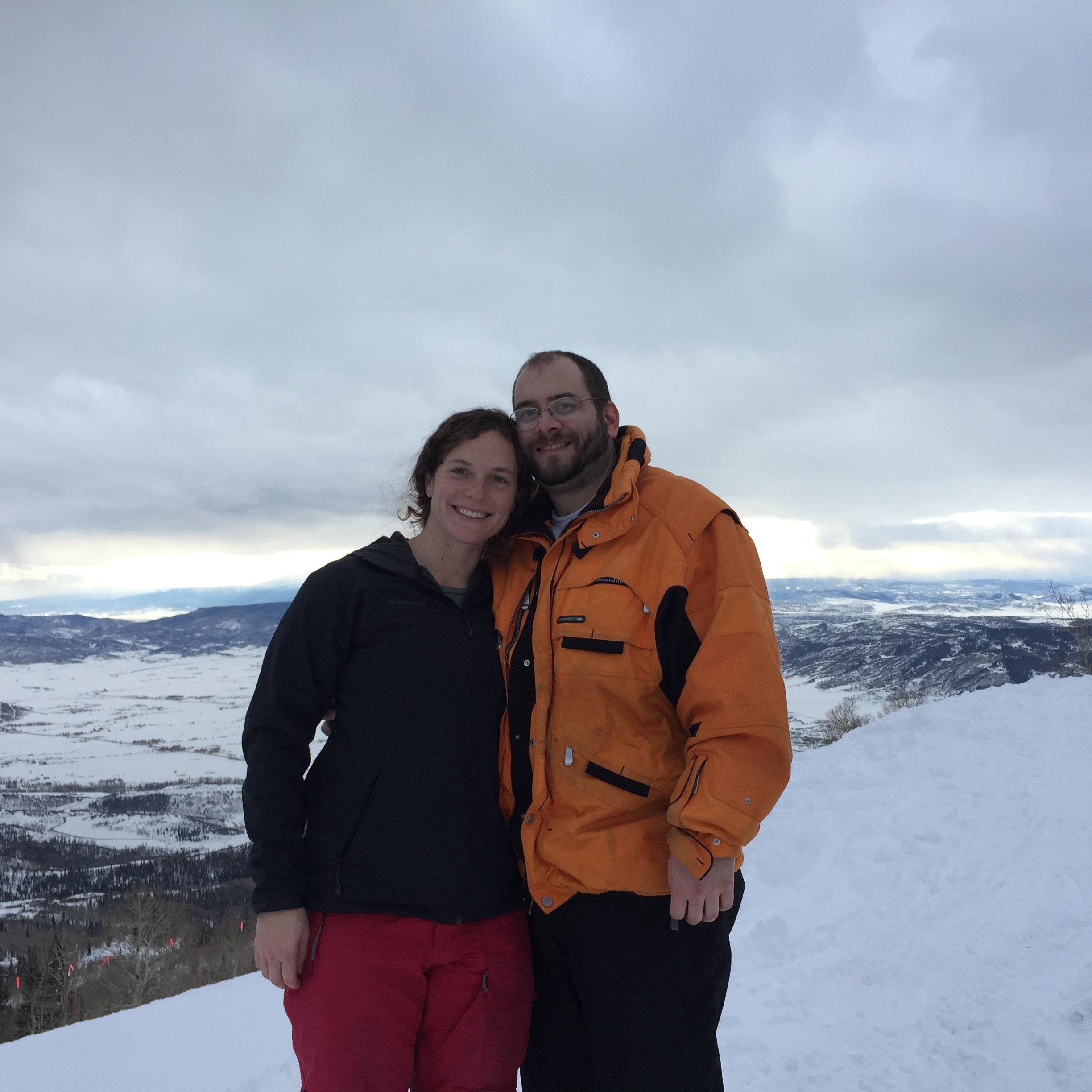 Overlooking Yampa Valley, February 2017.