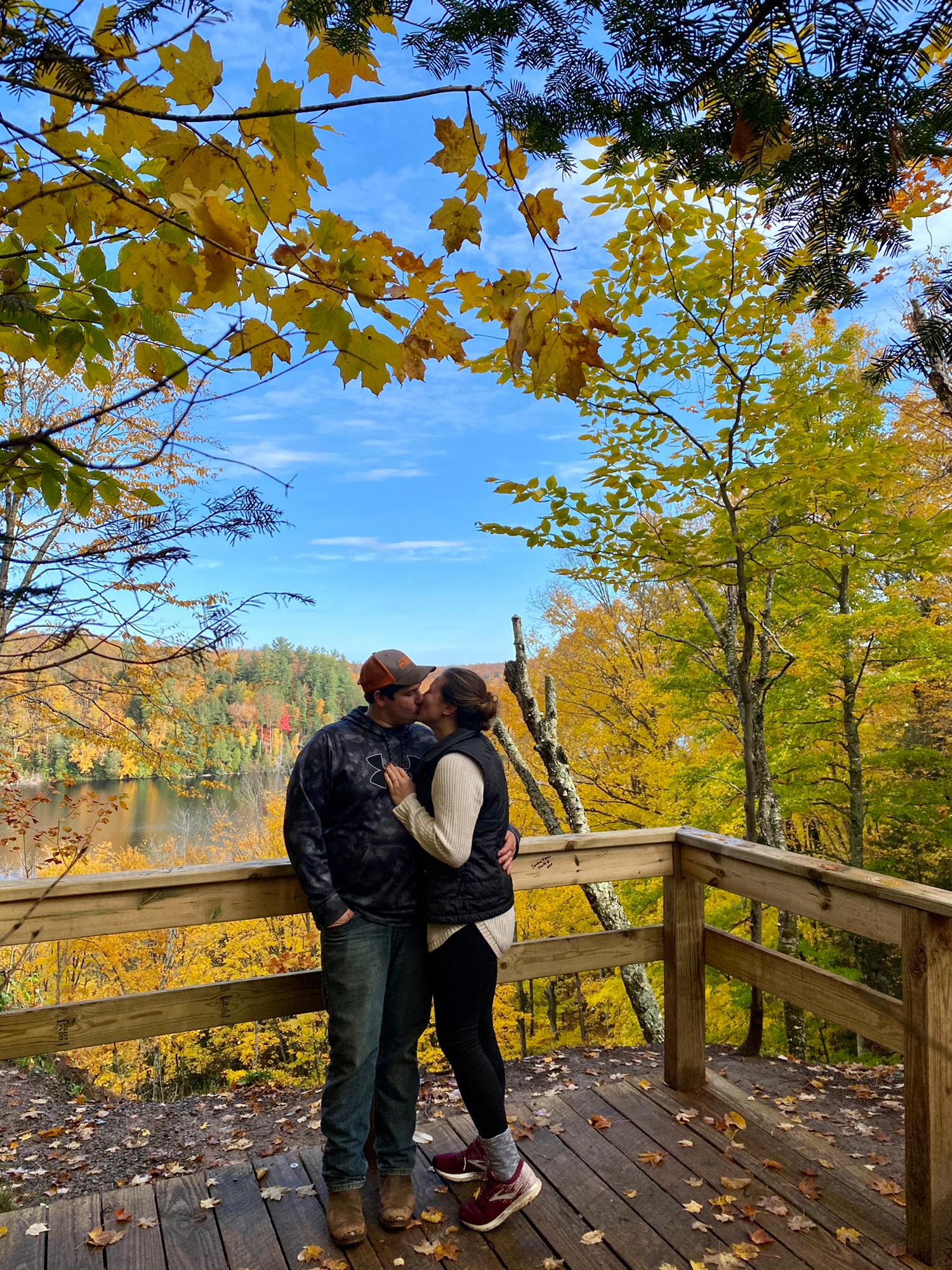 This was from the weekend we got engaged in the upper peninsula of Michigan.