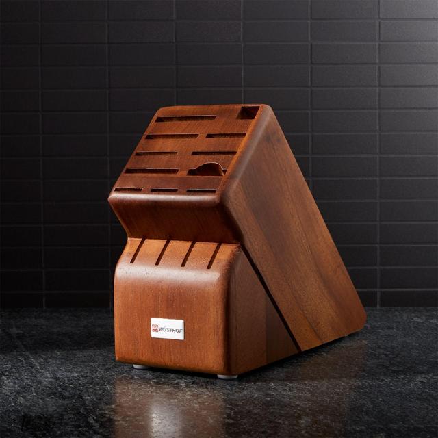 Wusthof ® 15-Slot Walnut Knife Block