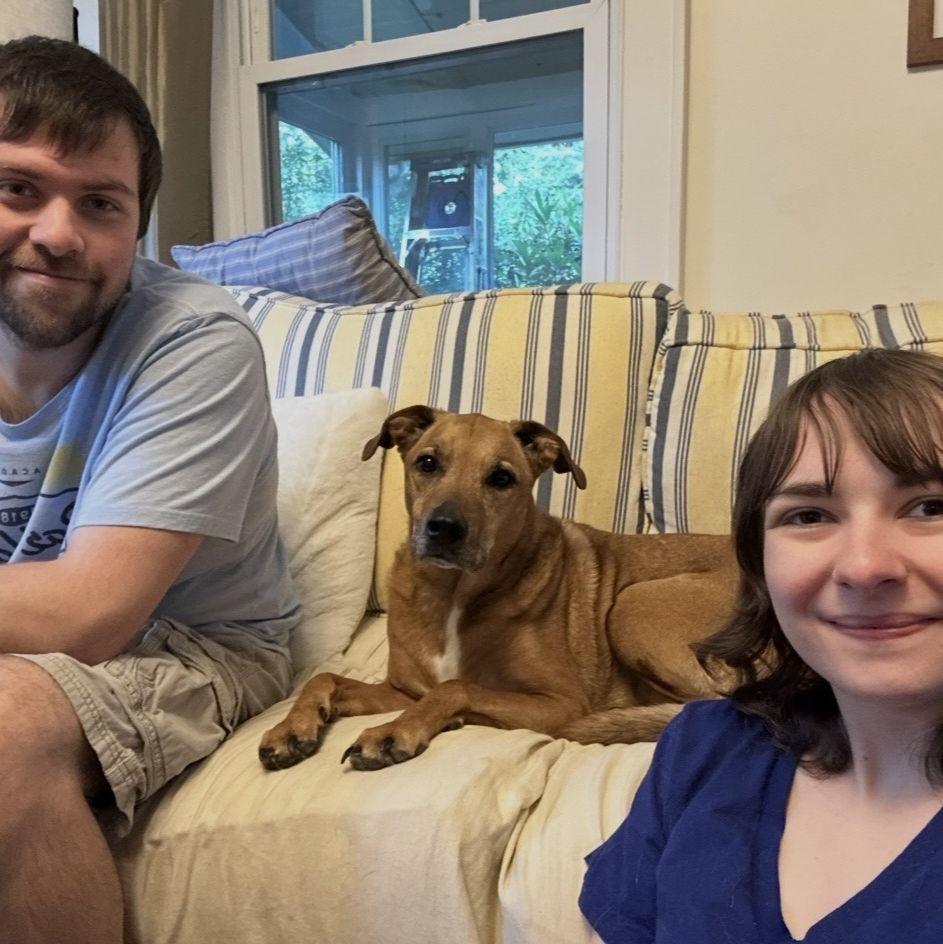 Us with Jax, Pearlman family dog