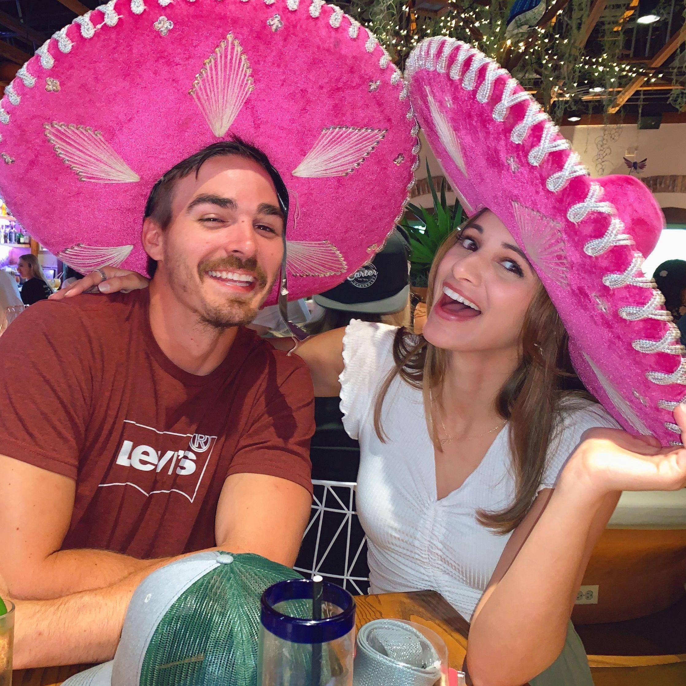Just a cute pic of us in sombreros :)