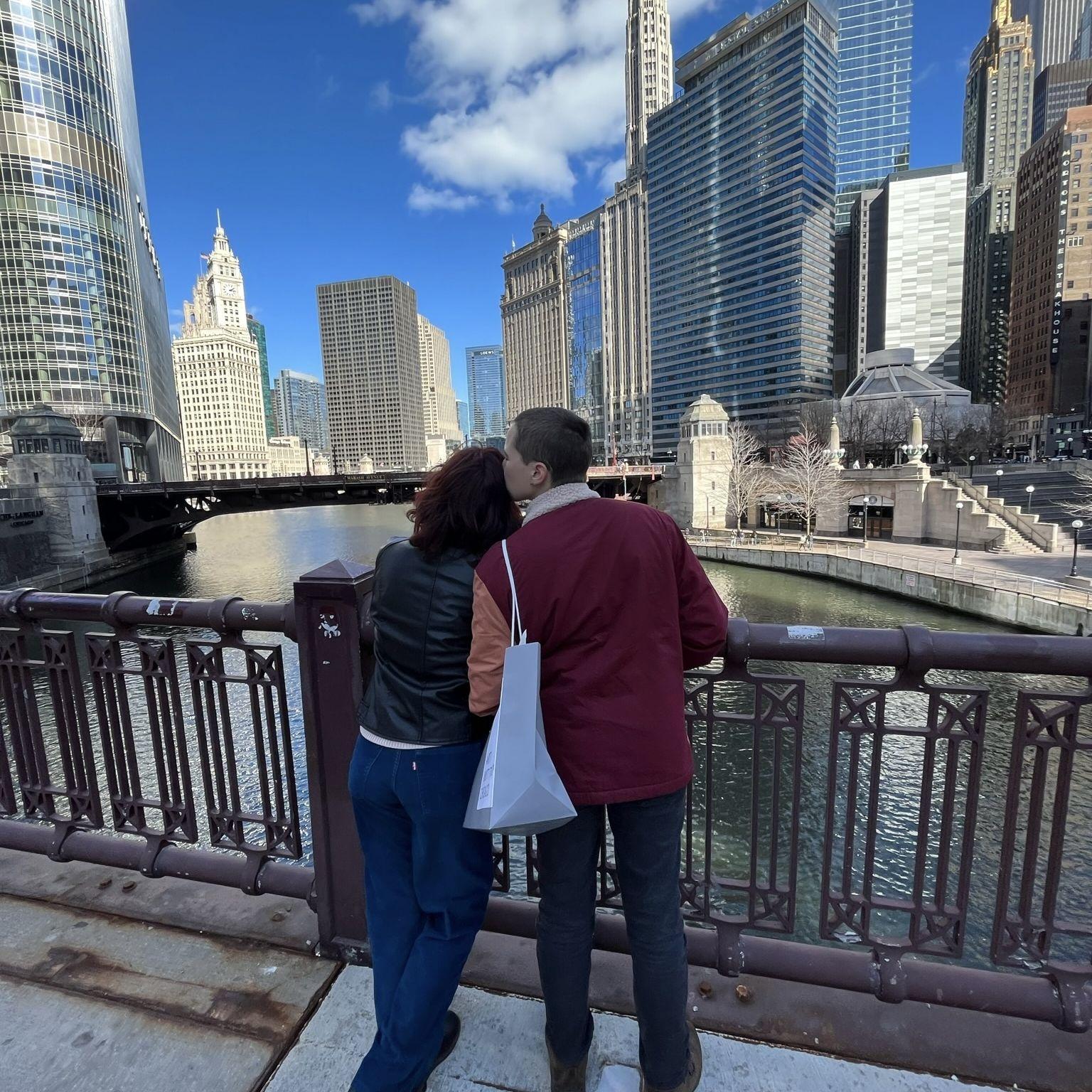 Chicago, 2024: first time traveling outside the south together.