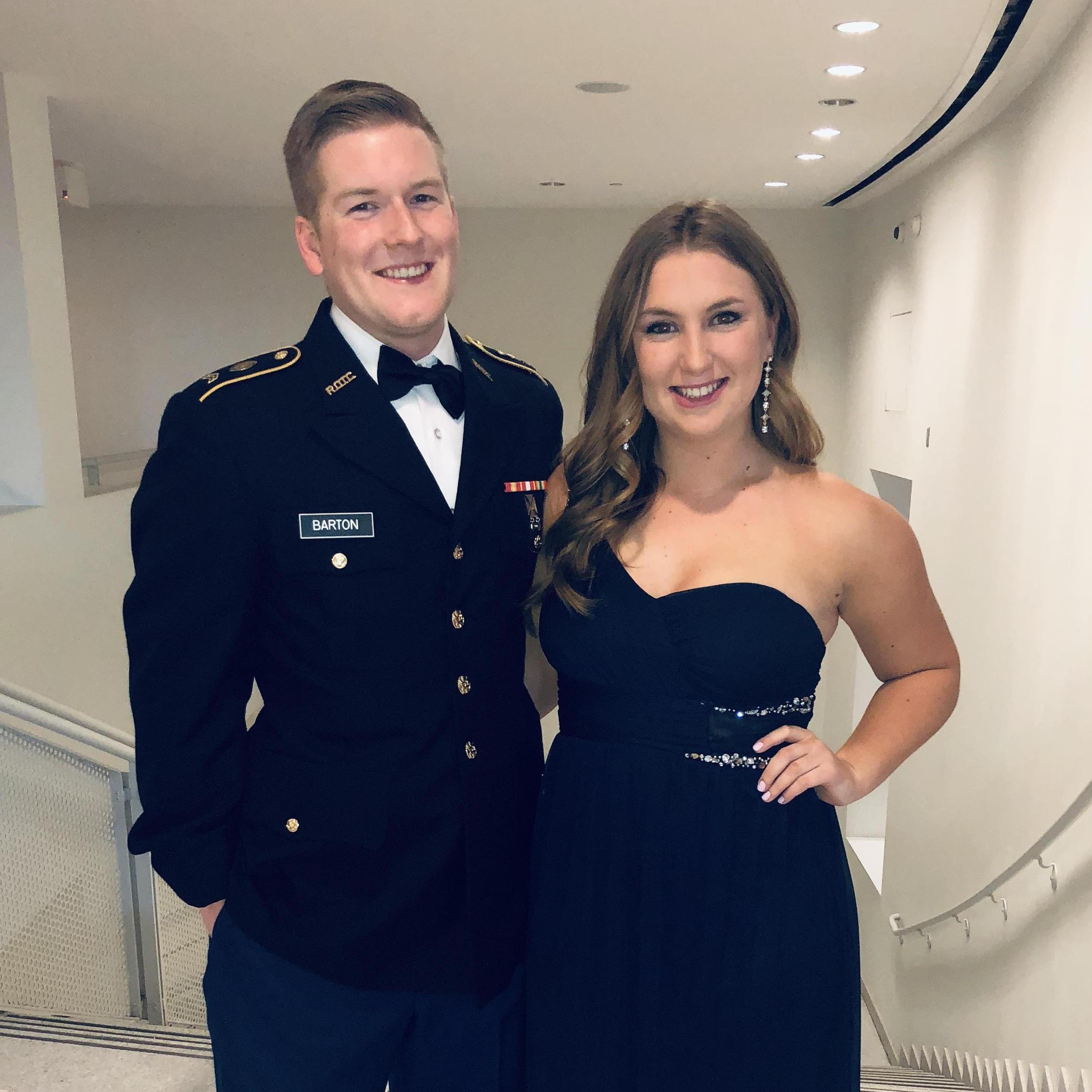 Our first and only military ball.