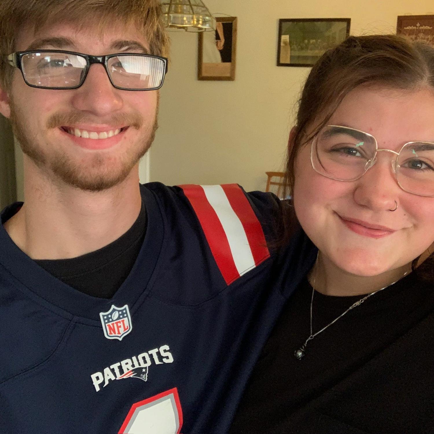 Watching a Patriots Game!