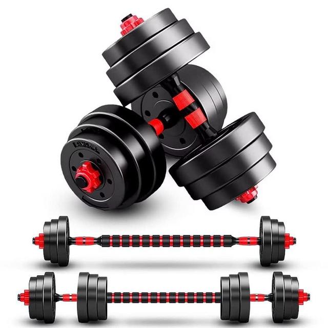 BCBIG Adjustable-Dumbbells-Sets, 20/30/40/60/80lbs Free Weights-Dumbbells Set of 2 Convertible To Barbell A Pair of Lightweight for Home Gym,Women and Men Equipment