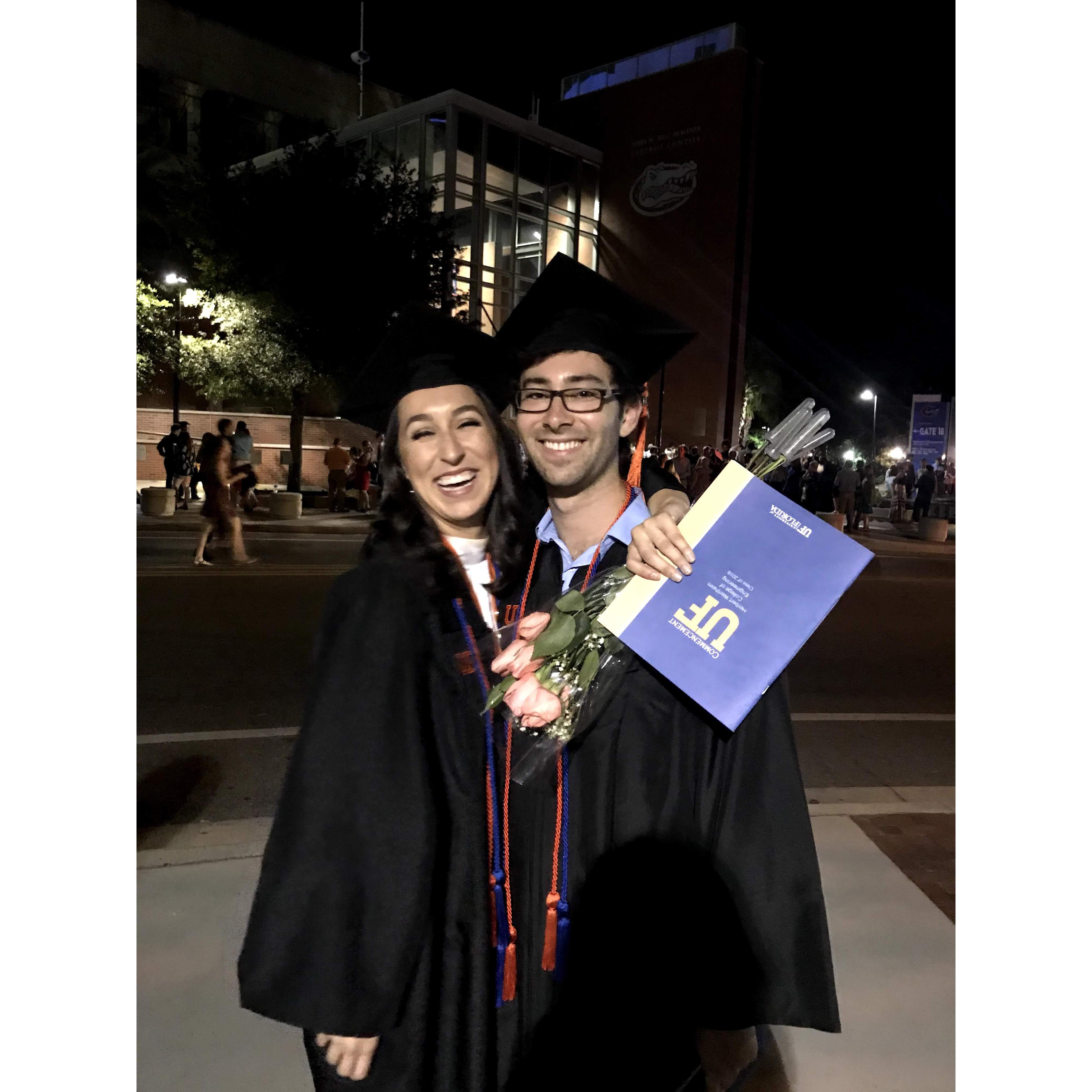 Em and Daniel after graduation 05.2018
