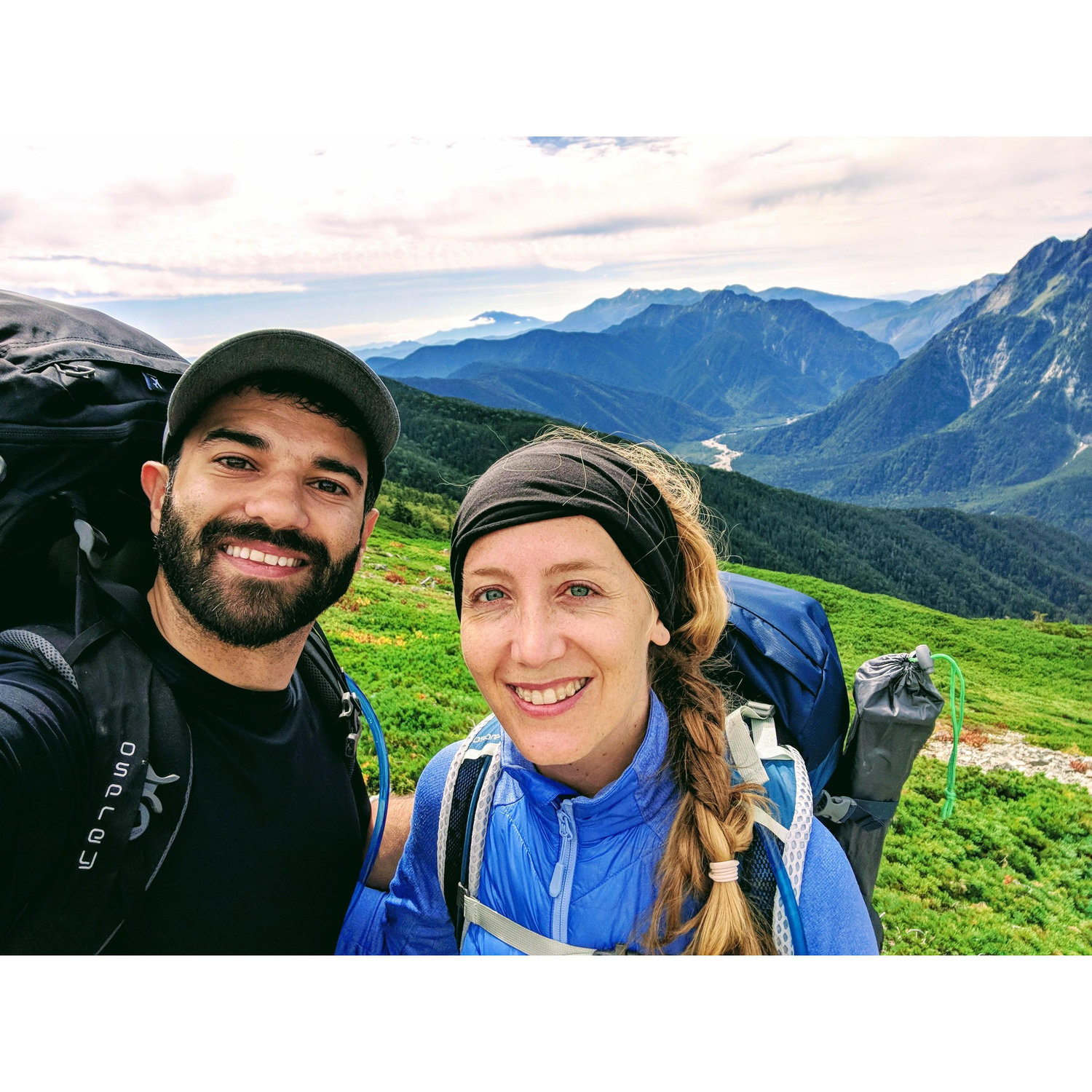 Our first backpacking trip together. Kamikoche, Japan.