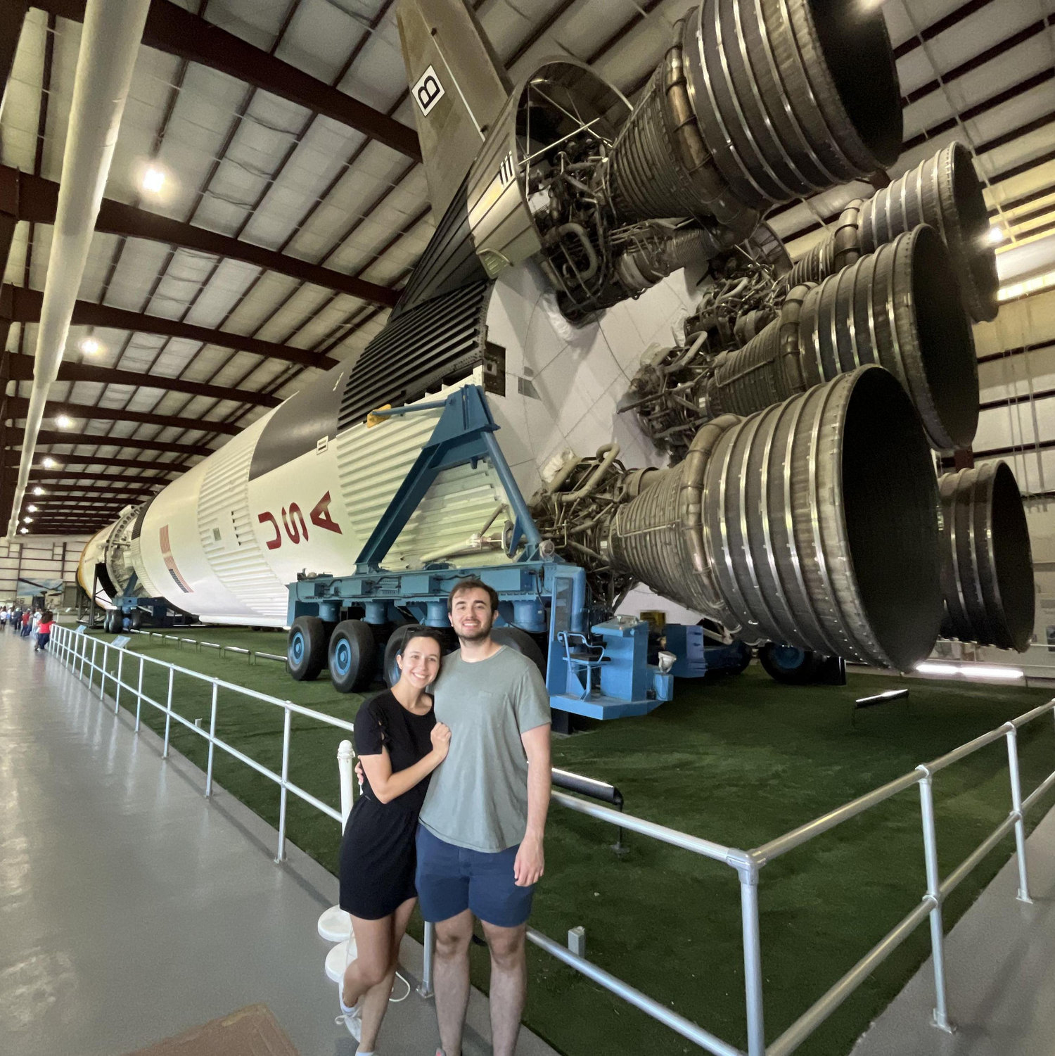 Saturn V at Johnson Space Center (all parts were flight rated)
