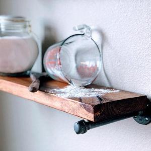 Multi Size Kitchen Shelves, Kitchen Decor,  Kitchen Storage, Wall Decor, Home Decor, Pipe shelves, Farmhouse Decor, Reclaimed Wood, Ozark