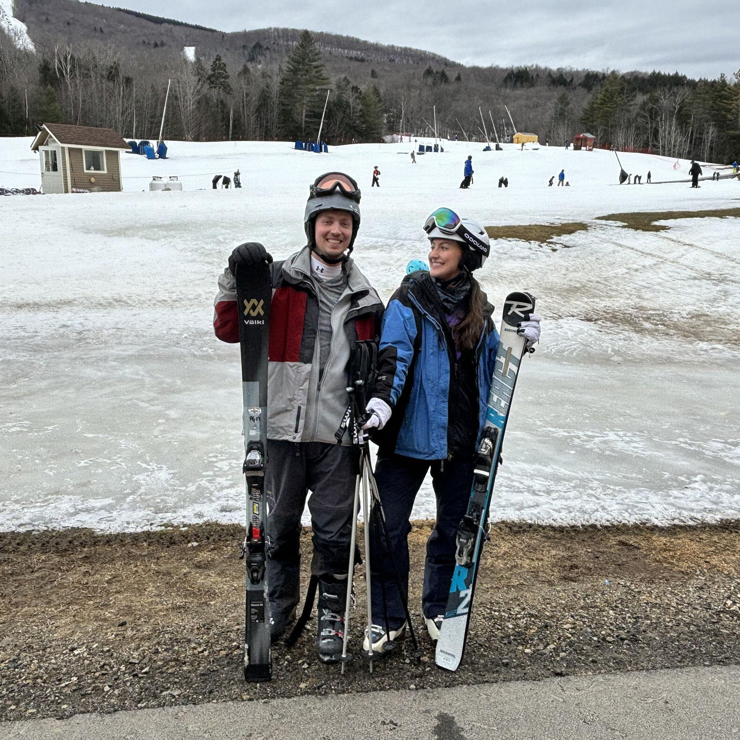 Our first ski trip together in Okemo