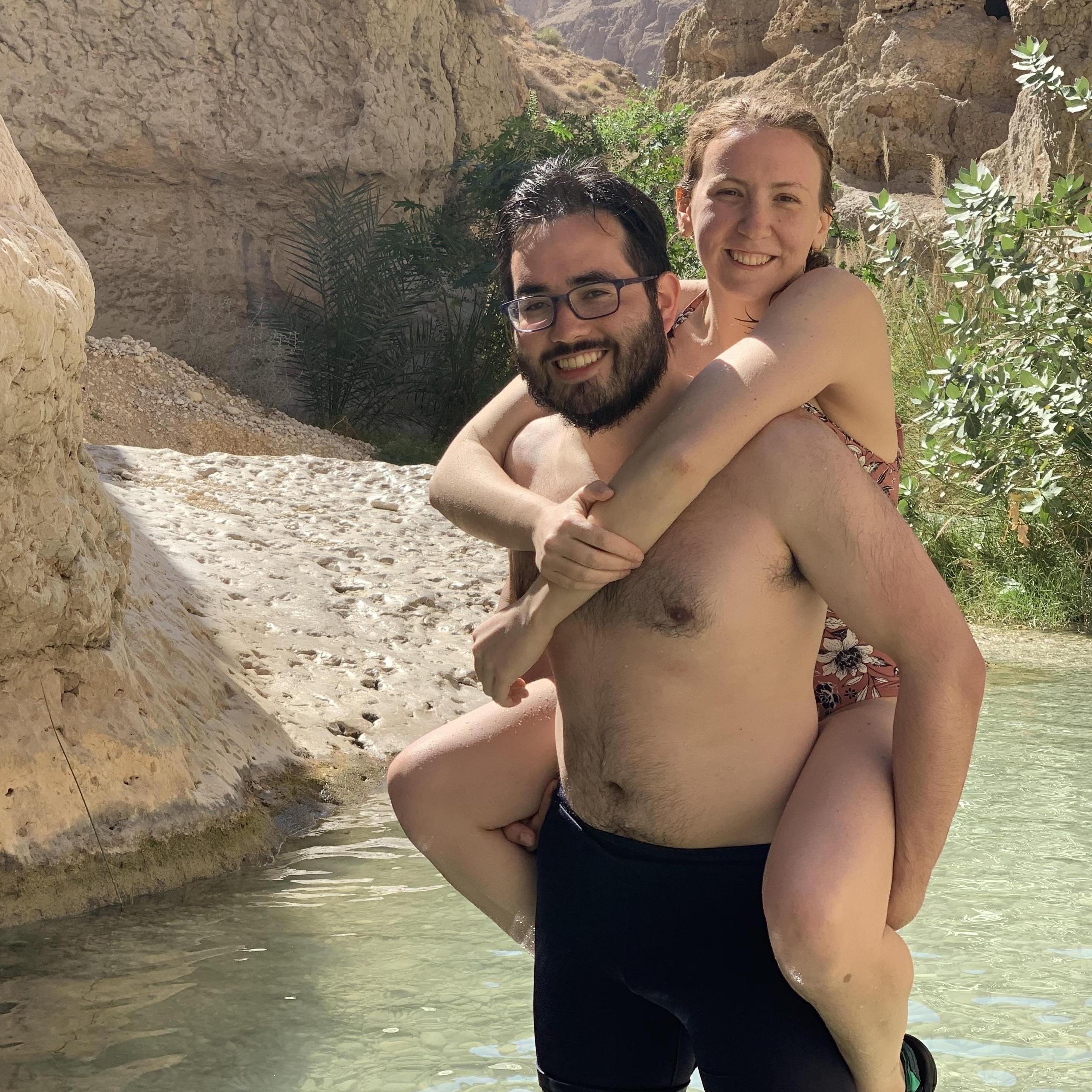 Wadi hike, one of the coolest we've ever done
