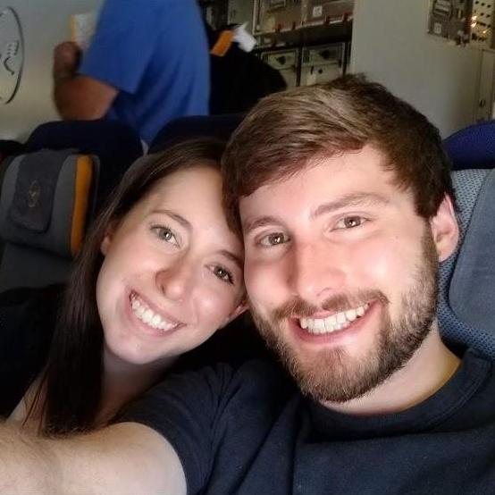 Bright eyed and excited for Germany (this was before our second flight was cancelled and we had to wait for a train to get us the rest of the way...)