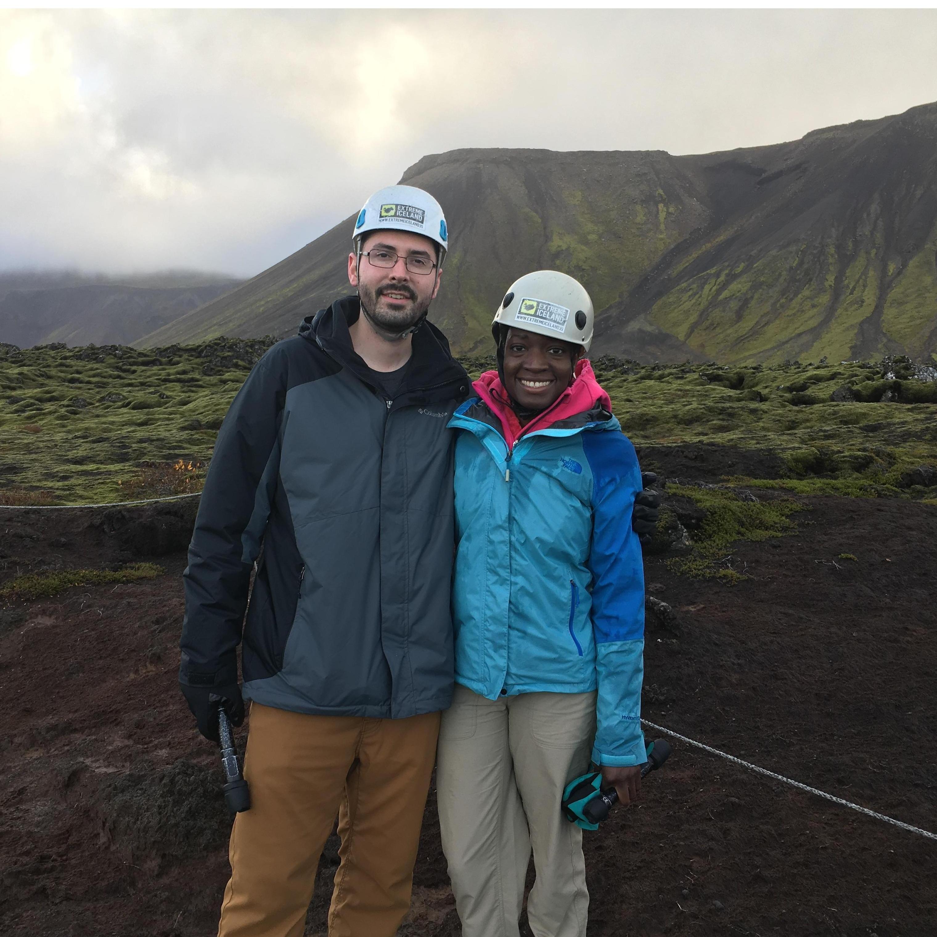 Hiking in Iceland Lava Caves