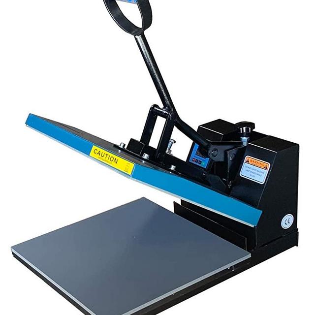 Fancierstudio DG Digital Heat Press Industrial-Quality Digital 15-by-15-Inch Sublimation T-Shirt Heat Press, Black DG Heat Press Black Blue