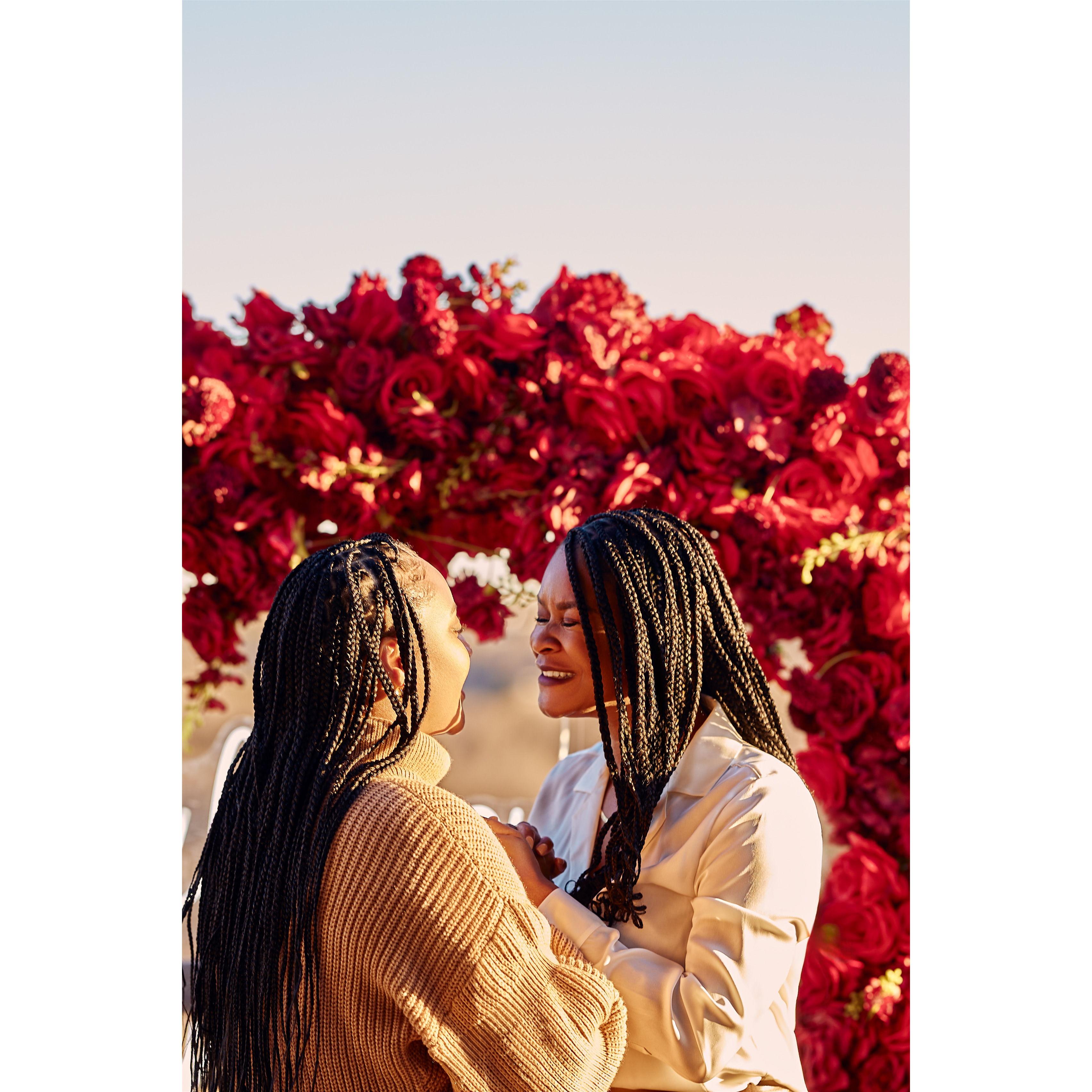 Kia was in disbelief and couldn't stop crying.