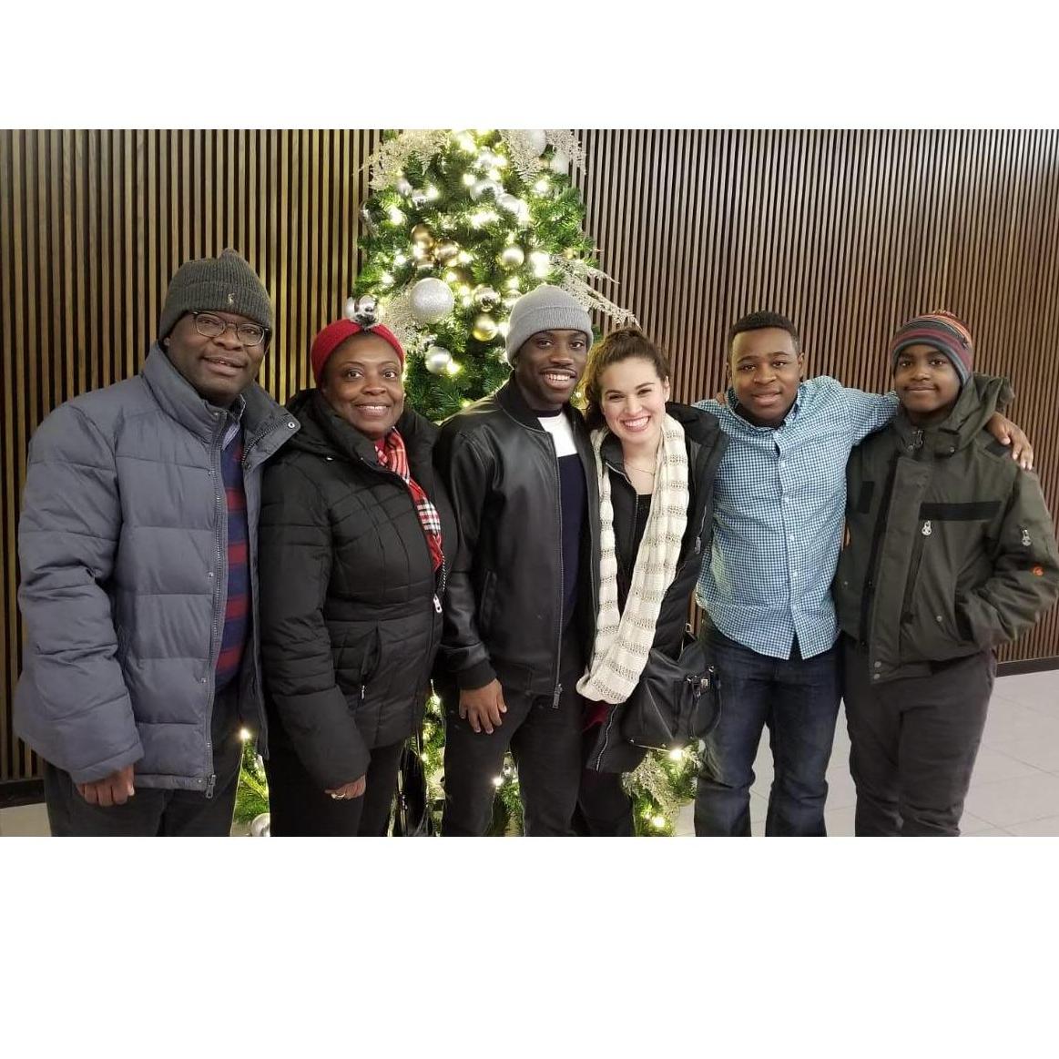 First Christmas with Axel’s family back in the US after 4 years in Africa. December 2018