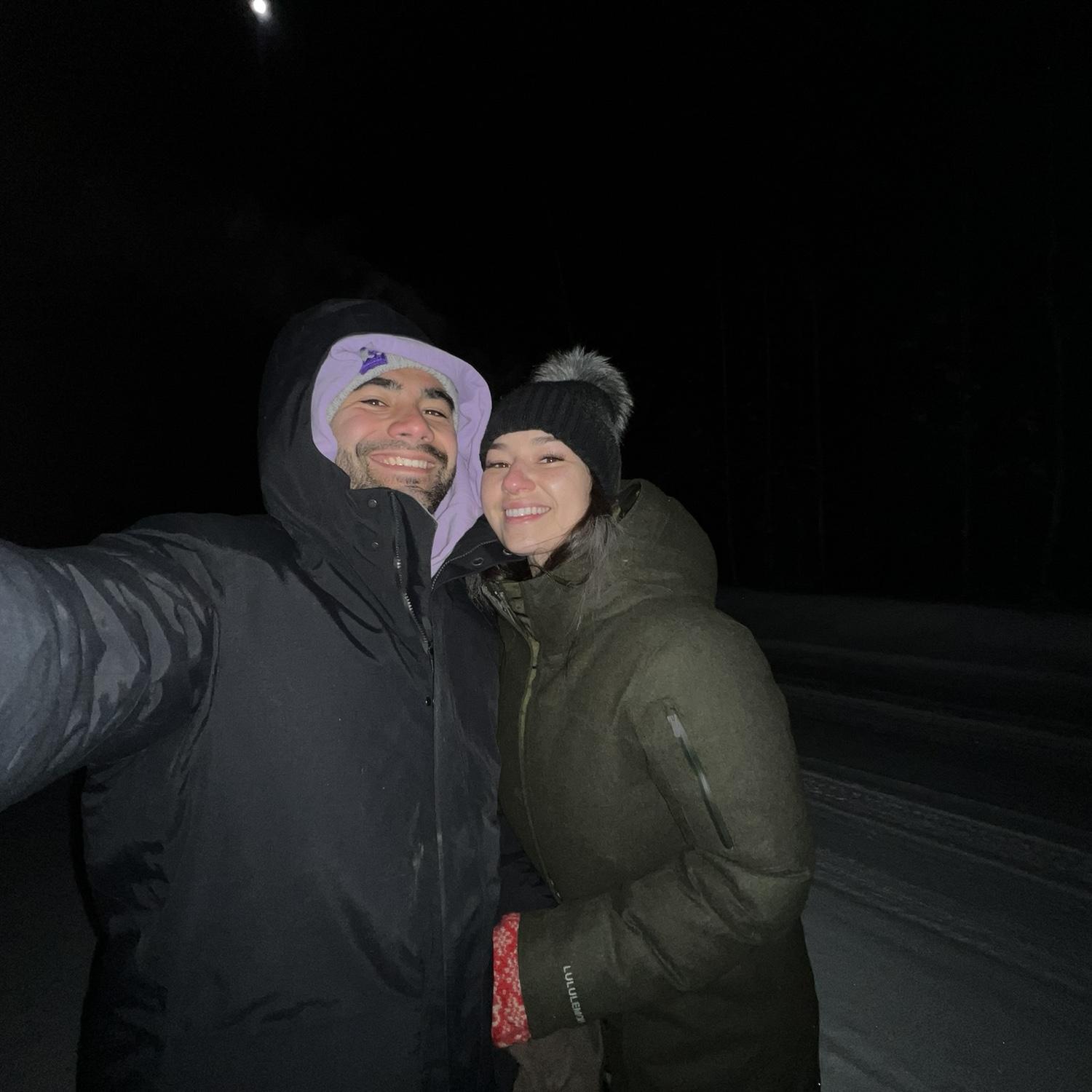 Christo and Maya spent Christmas 2023 in Alaska