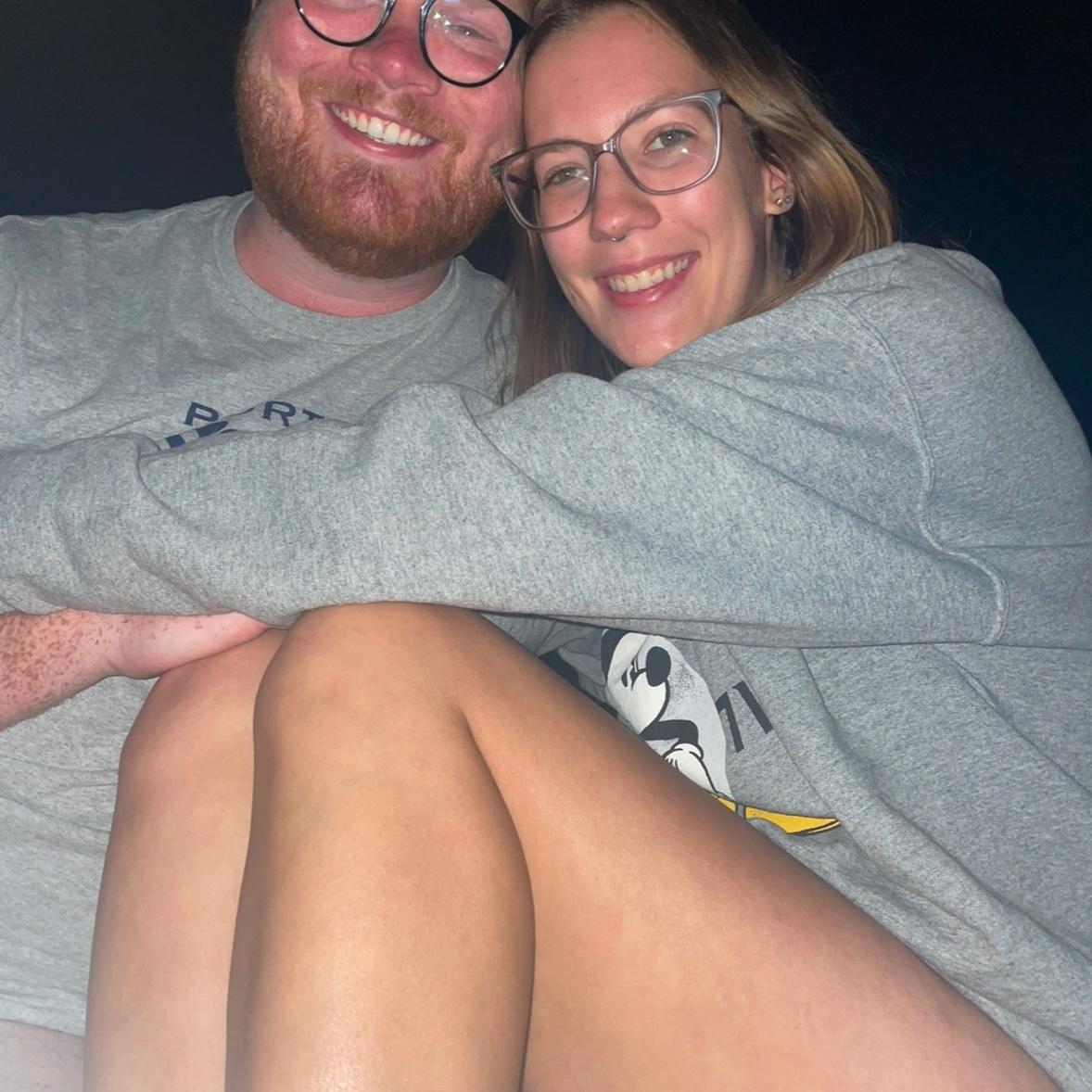 Our first picture we took together! Alex would propose 2 1/2 years later in the same spot!
