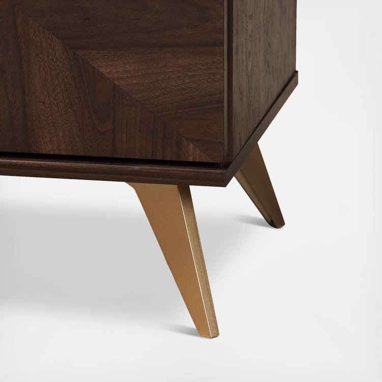 Baxton Studio, Graceland Mid-Century Modern 6-Drawer Dresser | Zola