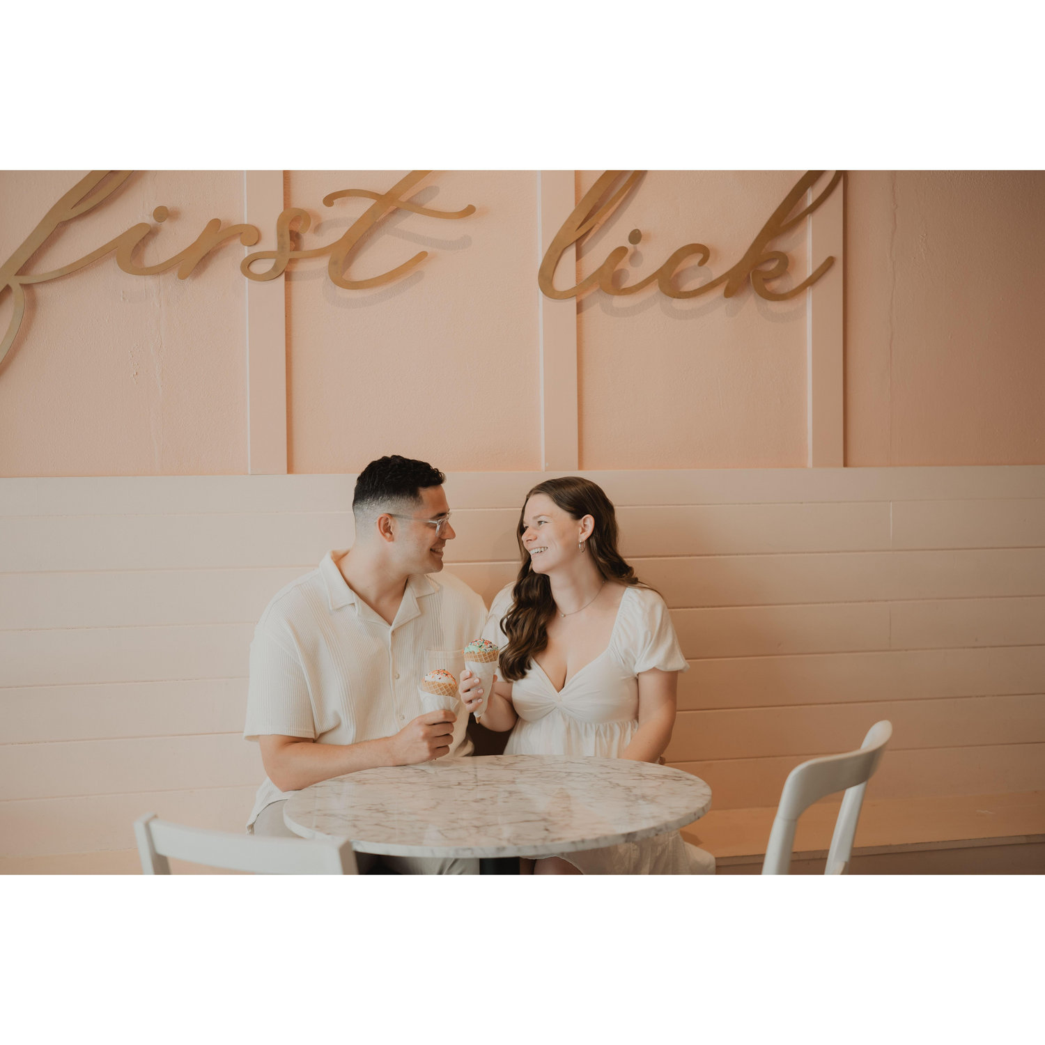 Waffle Cone for our Engagement pics!