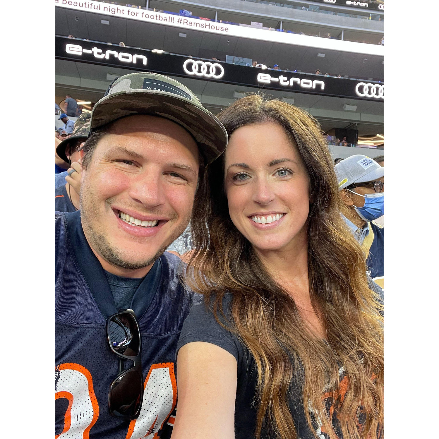 Our 1st Bears game together, BEAR DOWN!