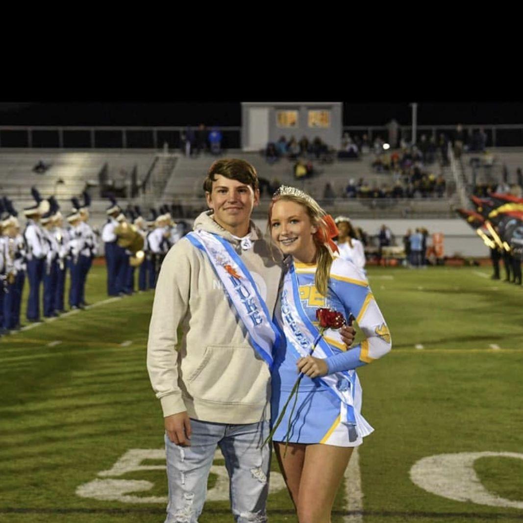Sophomore year Homecoming Court "Duke & Duchess"