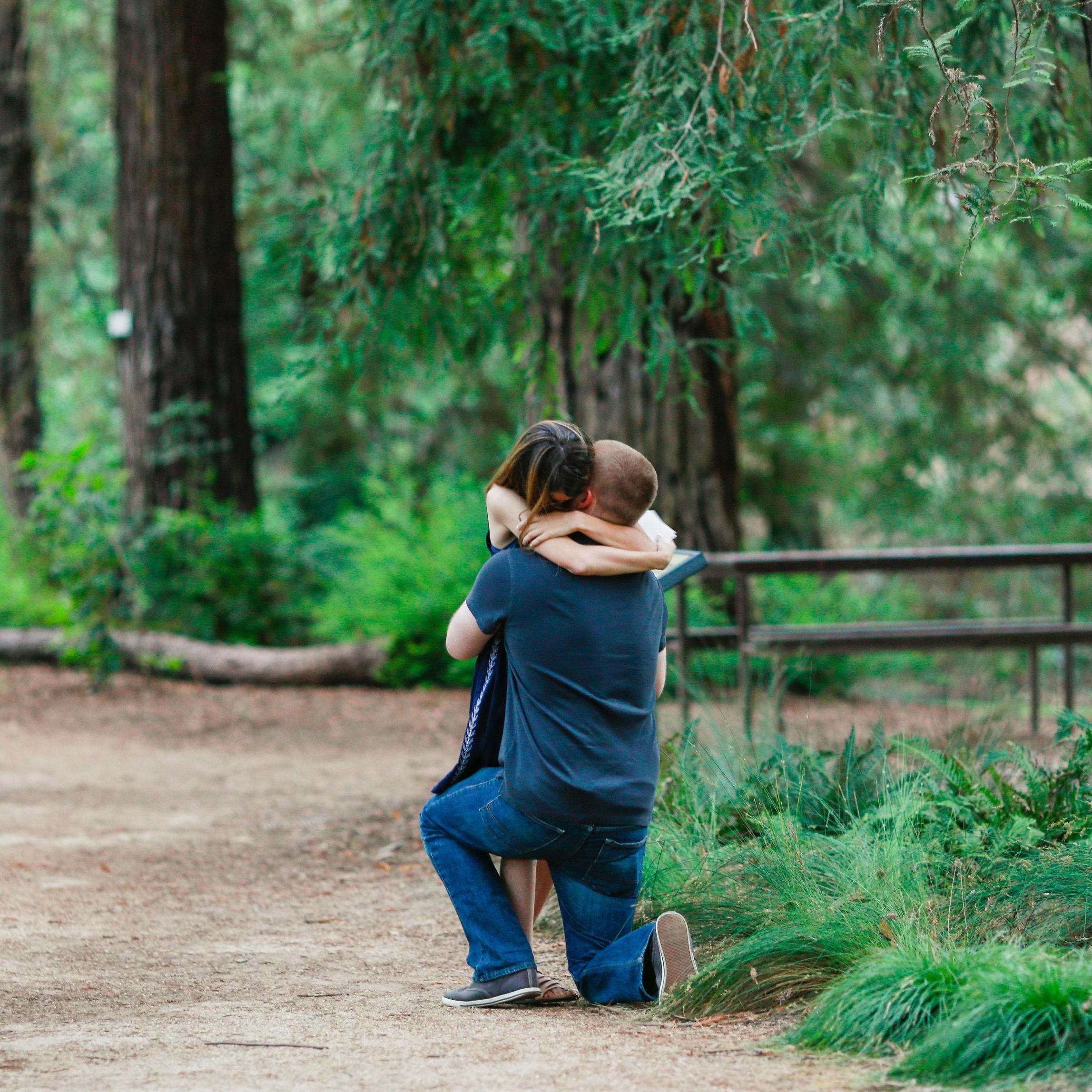 After she said "YES"