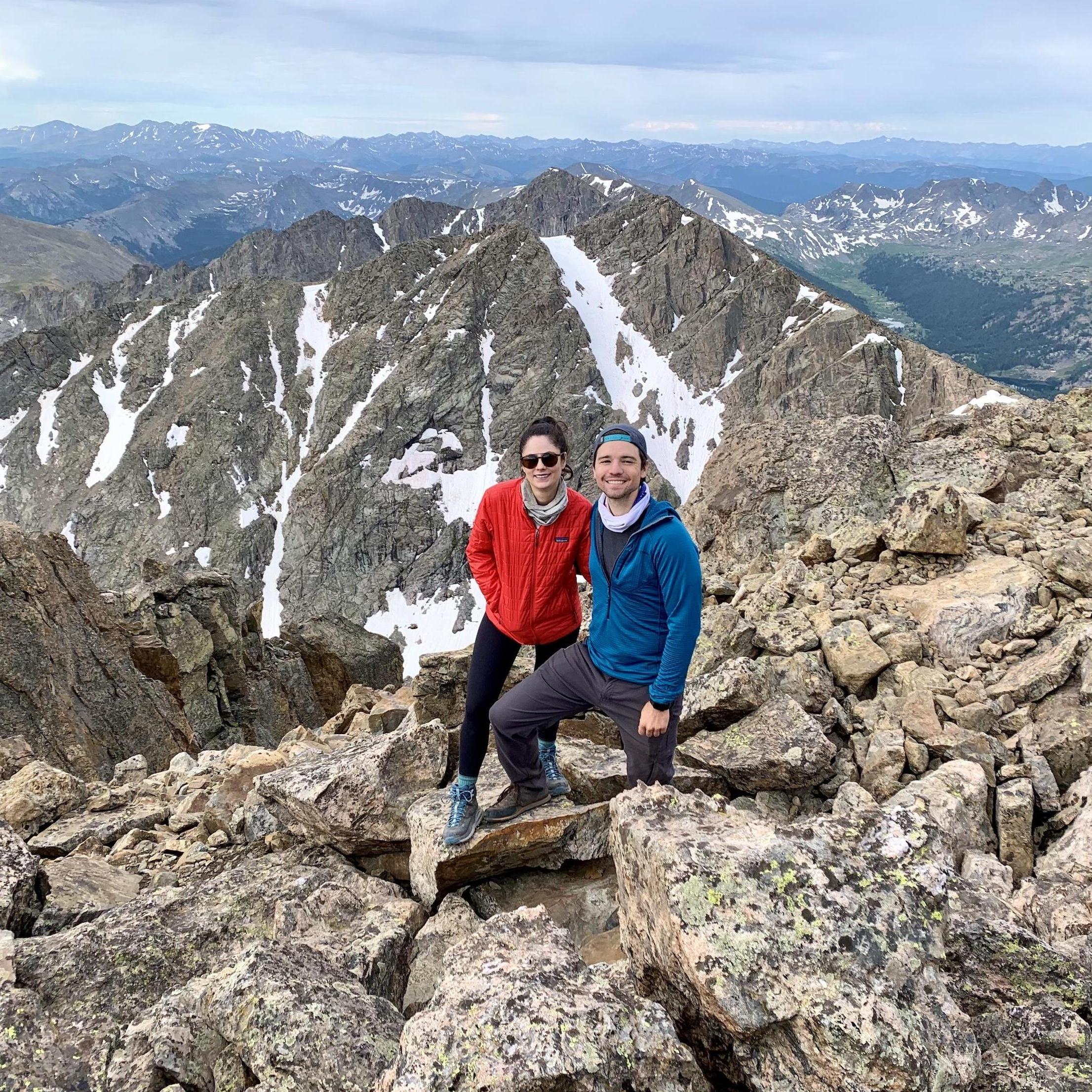 Atop Mount Holy Cross!